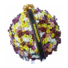 Coroa Fúnebre de Flores Mistas