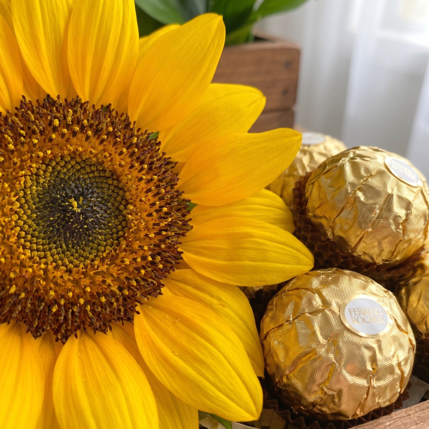 Arranjo Por do Sol com Ferrero Rocher