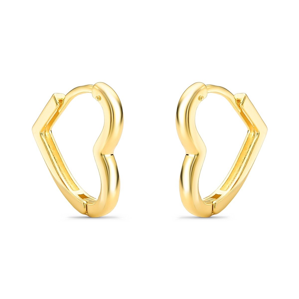 Brinco Coração Dourado