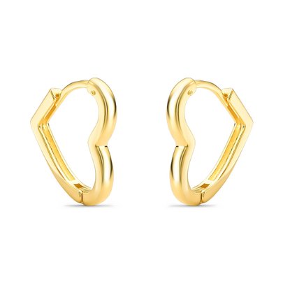 Brinco Coração Dourado