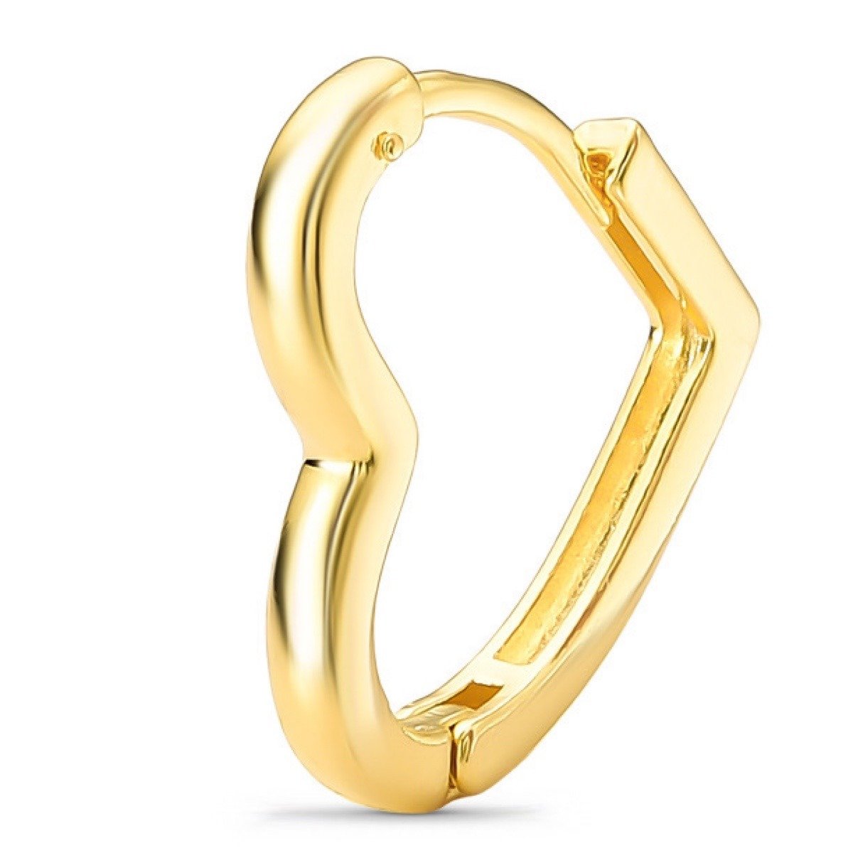 Brinco Coração Dourado