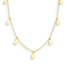 Colar Gotas Douradas 