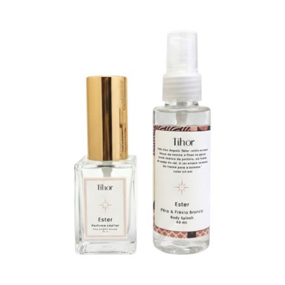 Kit Cuidado Perfumes Ester - Pêra e Frésia Branca