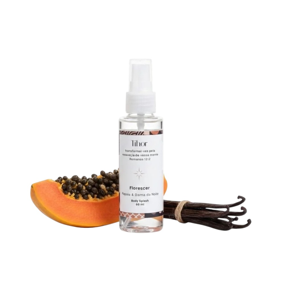 Body Splash Florescer - Papaia e Dama da Noite