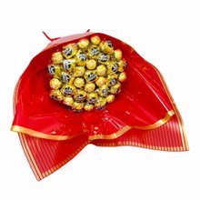 Buquê Bombons 15 Ferrero Rocher e 20 Ouro Branco