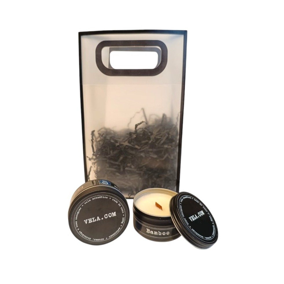 Cesta Vela Aromática na Lata 