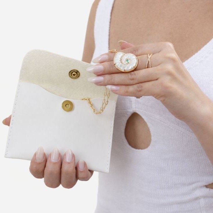 Conjunto Colar e Brinco Caracol Banho em Ouro 18k