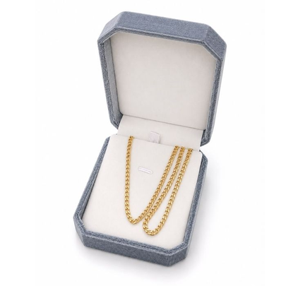 Conjunto Colar e Pulseira Elo Grumet Banho Ouro 18k