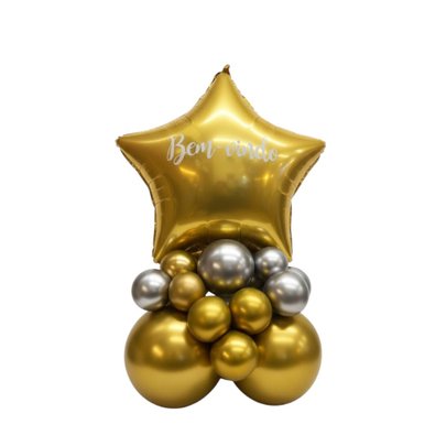 Arranjo Balão Metalizado de Estrela Bem Vindo