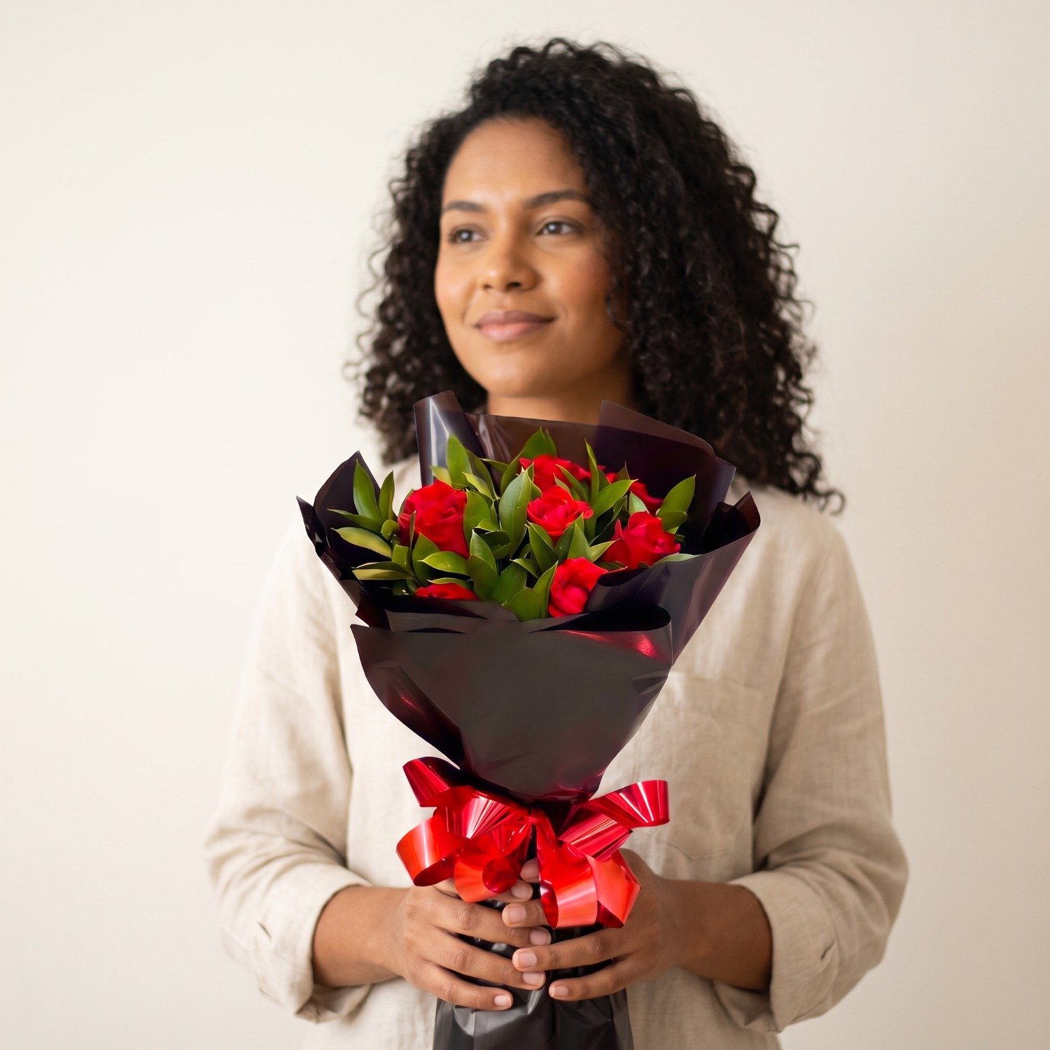 Buque Classic 6 Rosas Vermelhas