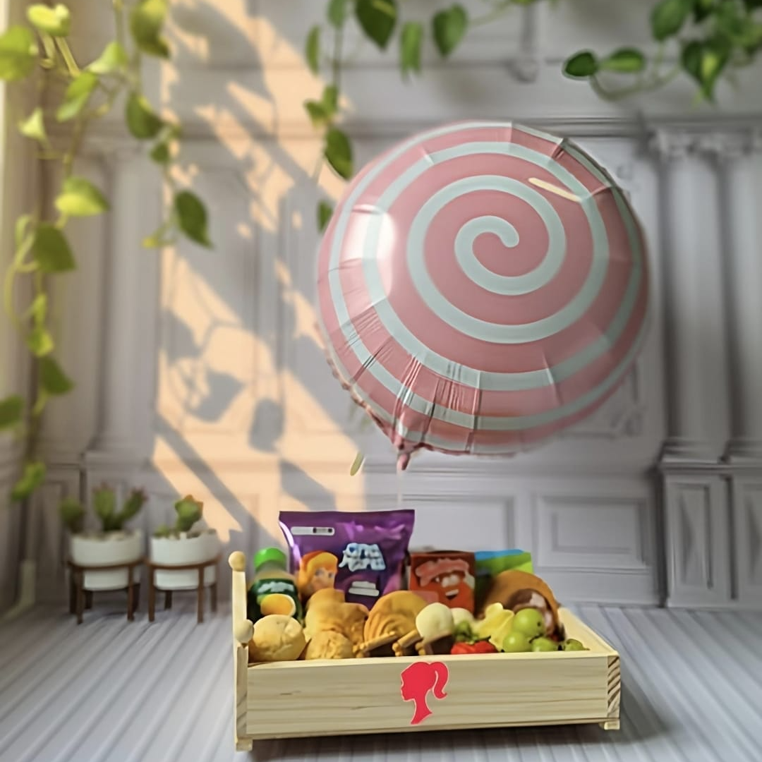 Cesta De café Da Manhã Da Barbie