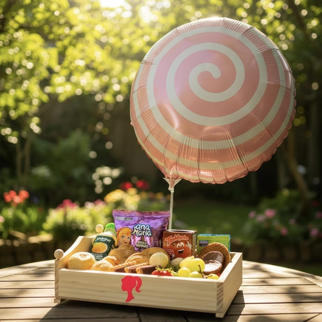 Cesta De café Da Manhã Da Barbie