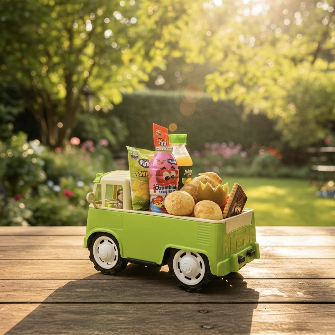 Cesta de Café da Manhã Kombi