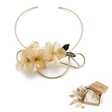 Joia Botânica Flor Mirabilis Banho Nobre Ouro