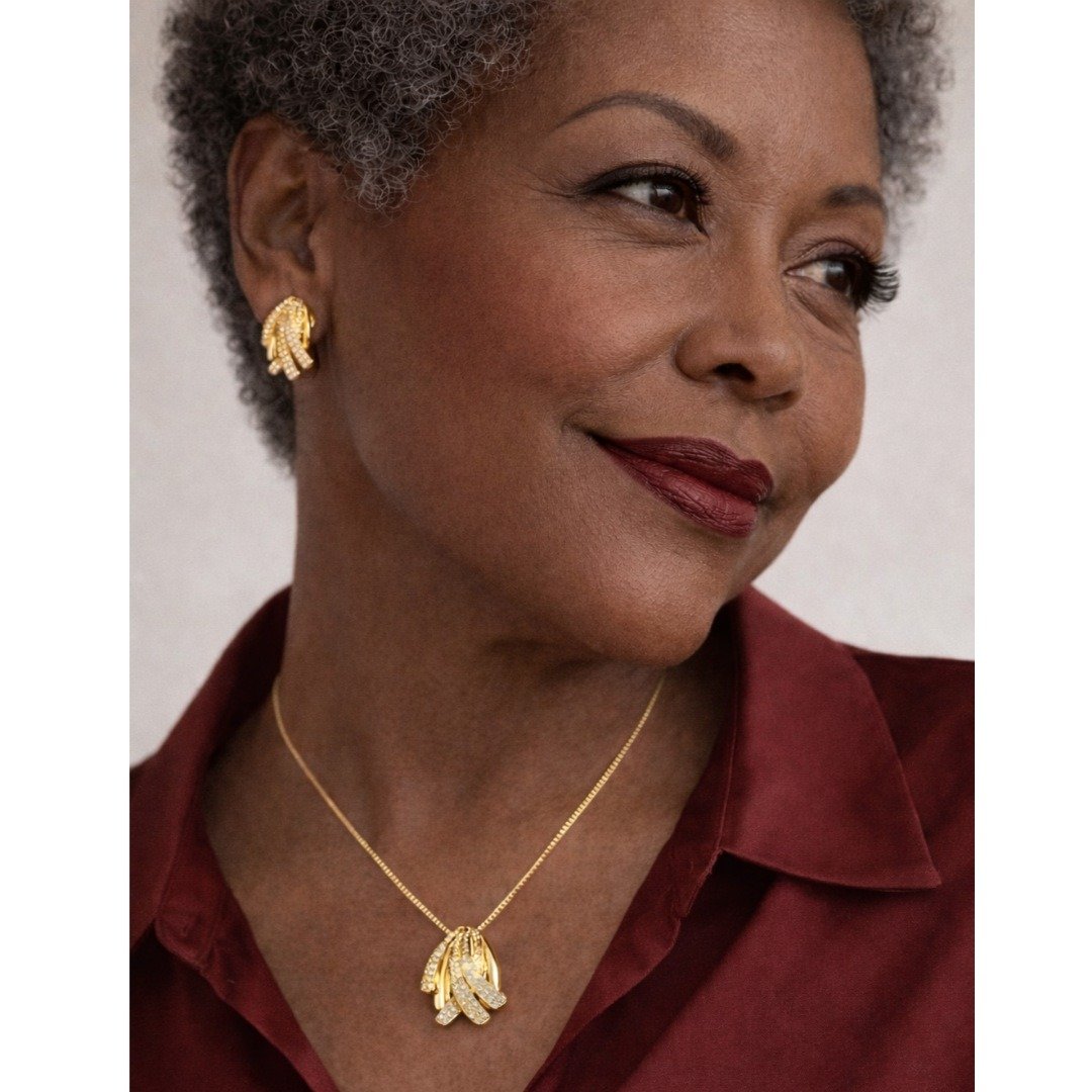 Conjunto Dourado Luxo com Zircônias Premium