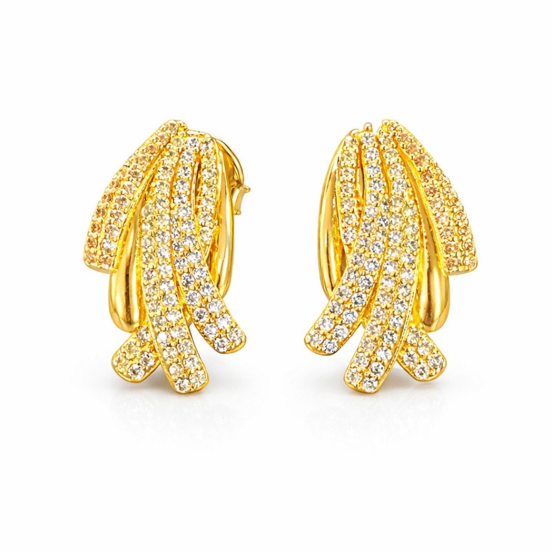 Conjunto Dourado Luxo com Zircônias Premium