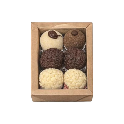 Caixa de Brigadeiro Gourmet 6 unidades