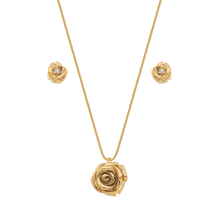 Conjunto Colar e Brinco Banhado a Ouro 18k