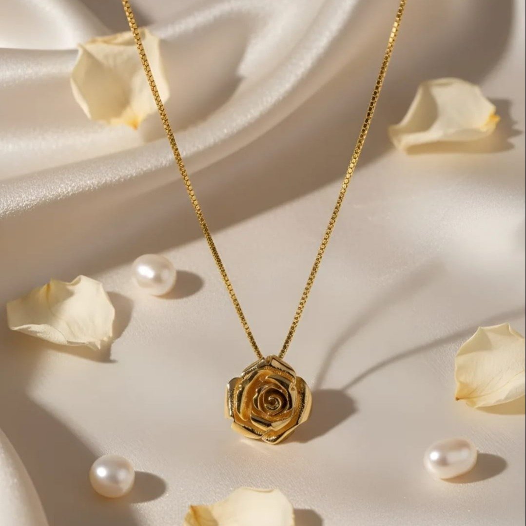 Conjunto Colar e Brinco Banhado a Ouro 18k