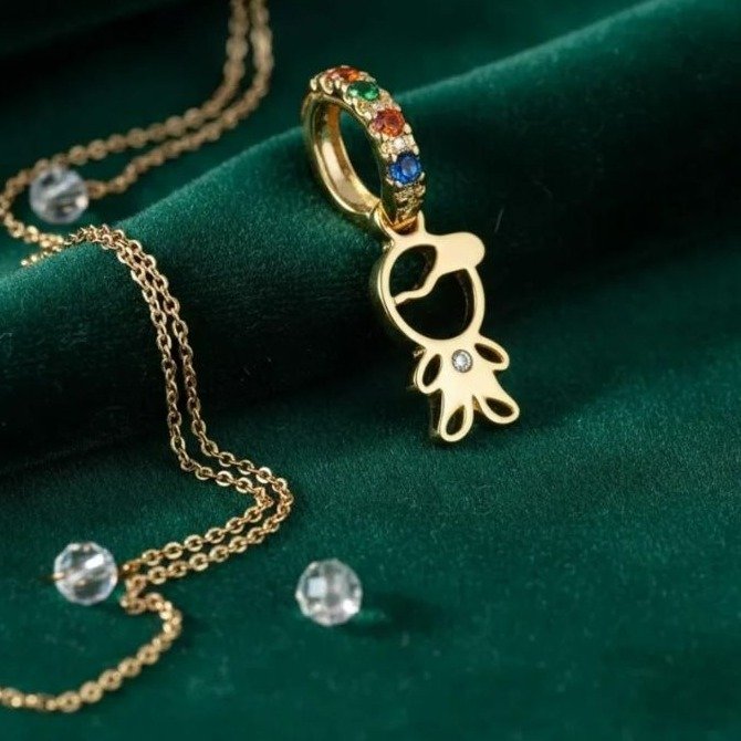 Pingente Filho Banhado A Ouro 18k