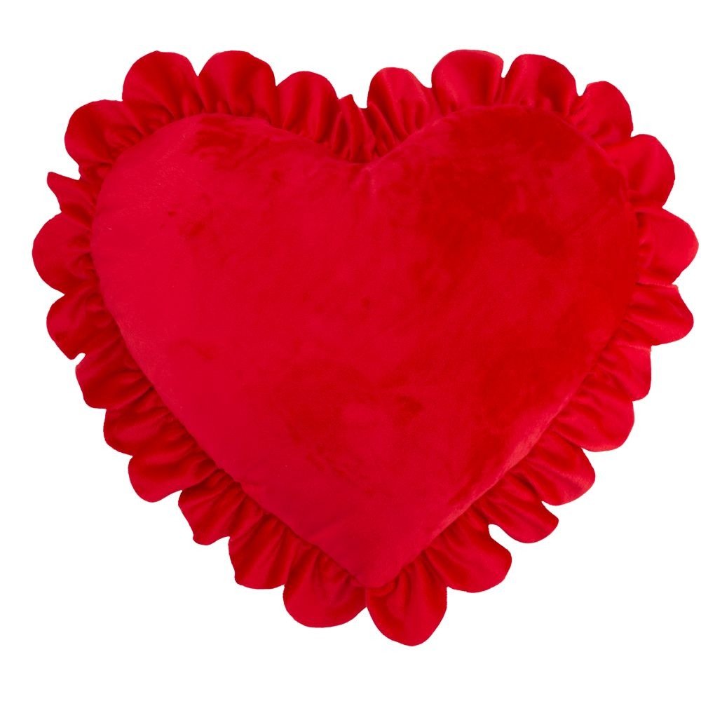 Almofada Vermelha Babados, Presente Dia da Mulheres