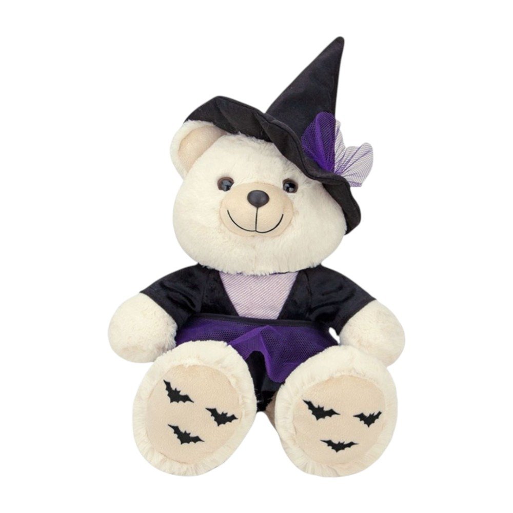 Ursa de Pelúcia Roupa Bruxinha