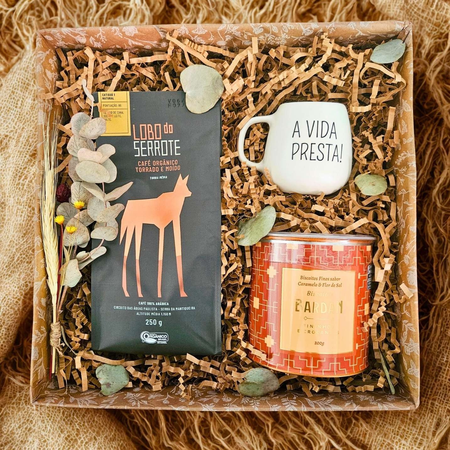 Cesta Amanhecer com Café & Biscoitos