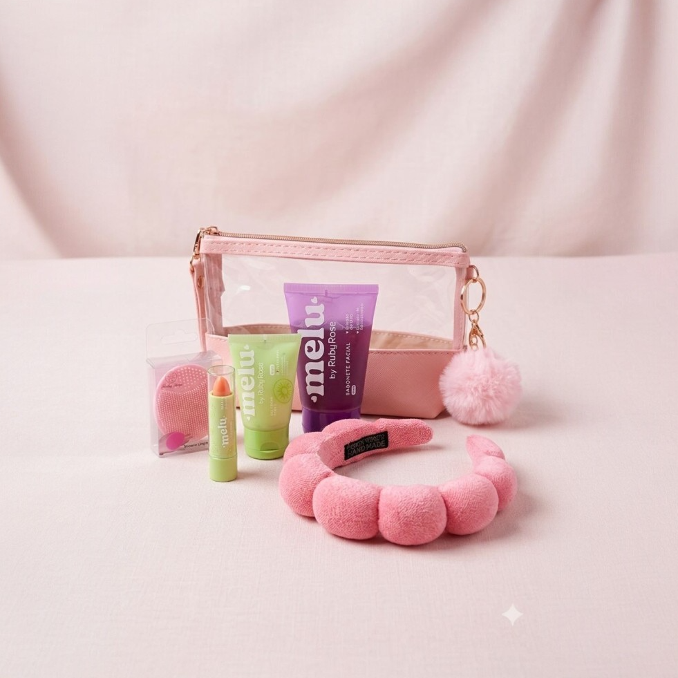 Kit Hora do Spa com Tiara Rosa