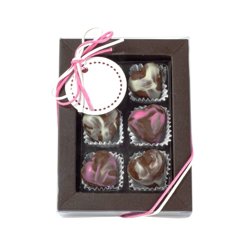 Caixa com MIni Corações 