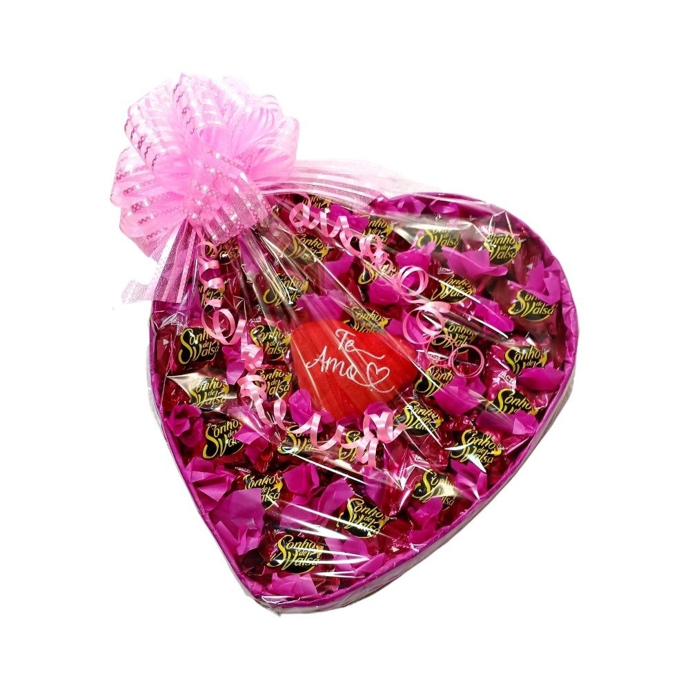 Mega Coração Sonho de Valsa com 30 Bombons