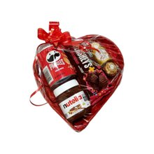 Coração com Nutella, Ferrero, Pringles e Hershey