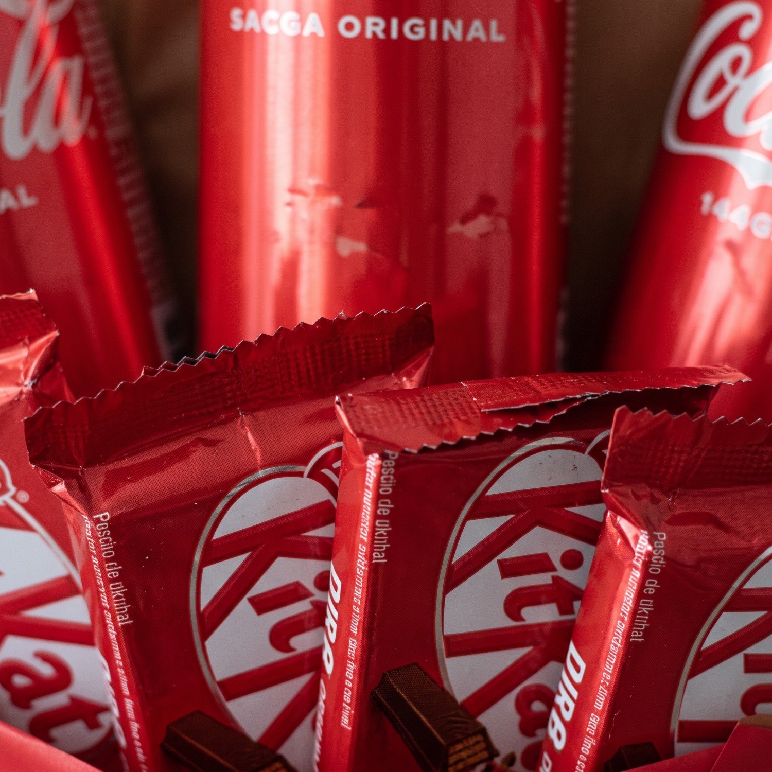 Buquê Coca Cola e KitKat