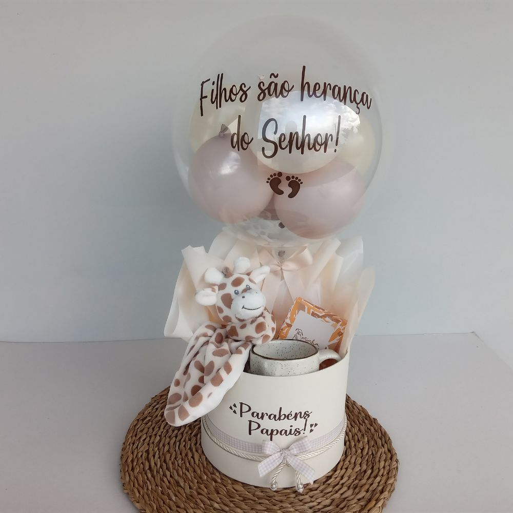 Box Doce Espera Caneca Mamãe e 40 Cards de Oração