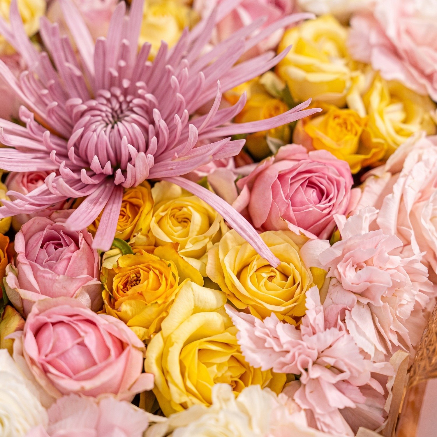 Caixa de Flores e Espumante