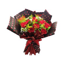 Buquê 18 Rosas Luxo Embalado