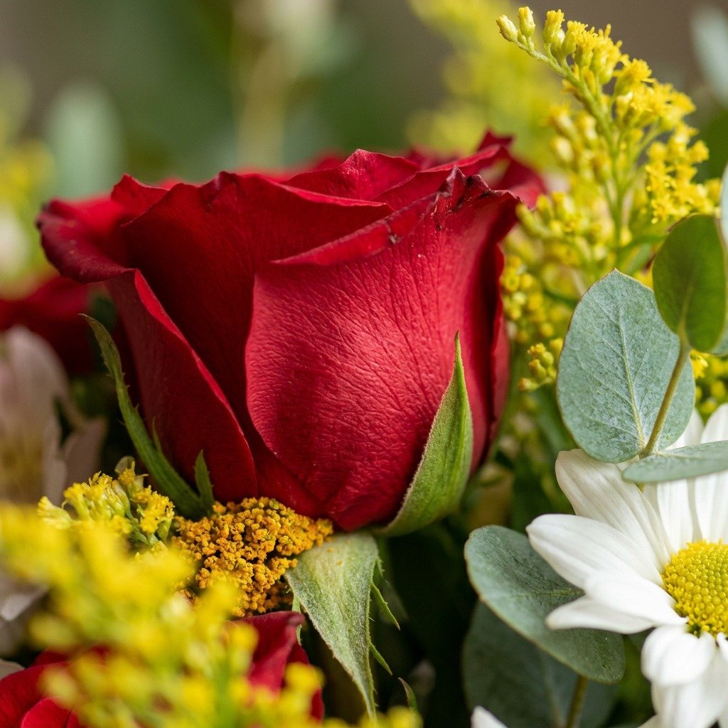 Tradicional 6 Rosas Vermelhas
