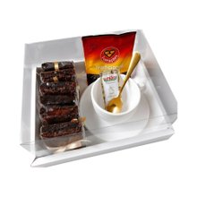 Caixa Especial de Brownie, Xícara e Drip Coffee