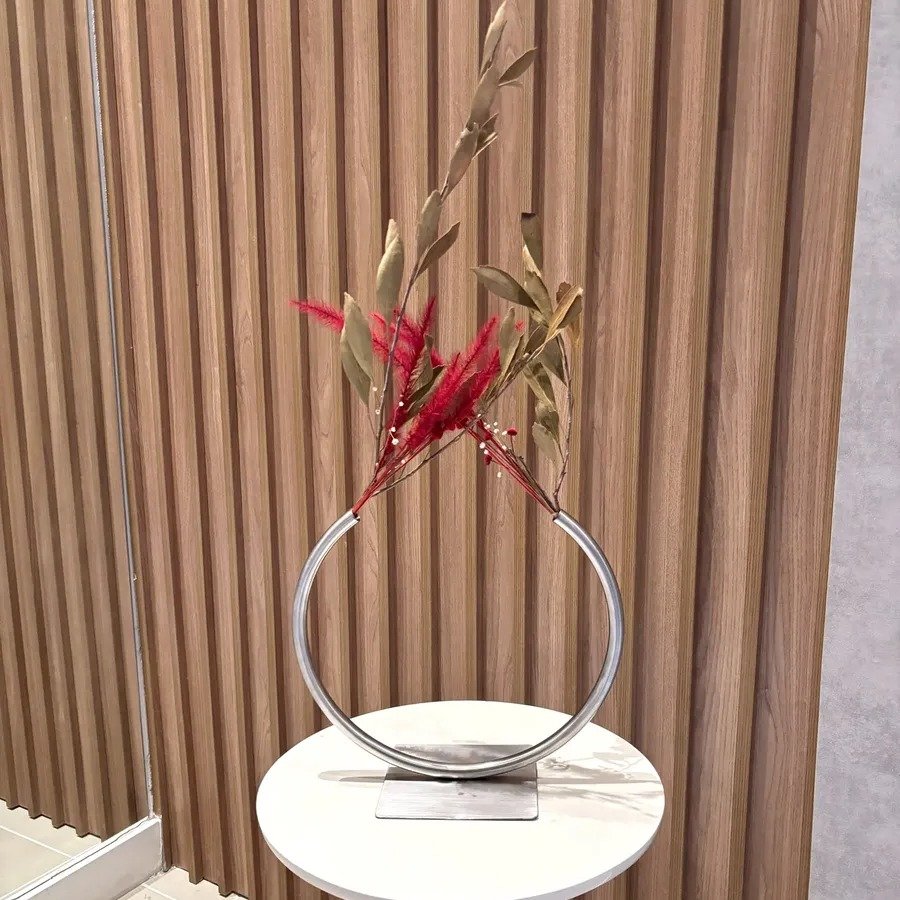 Vaso com Flores Secas - Orbis Grande
