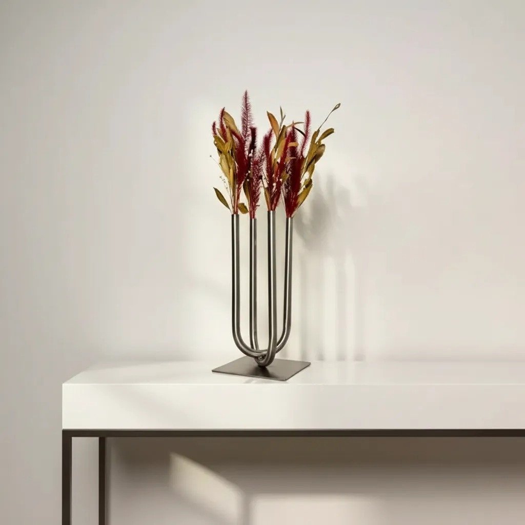 Vaso com Flores Secas Nexus Grande