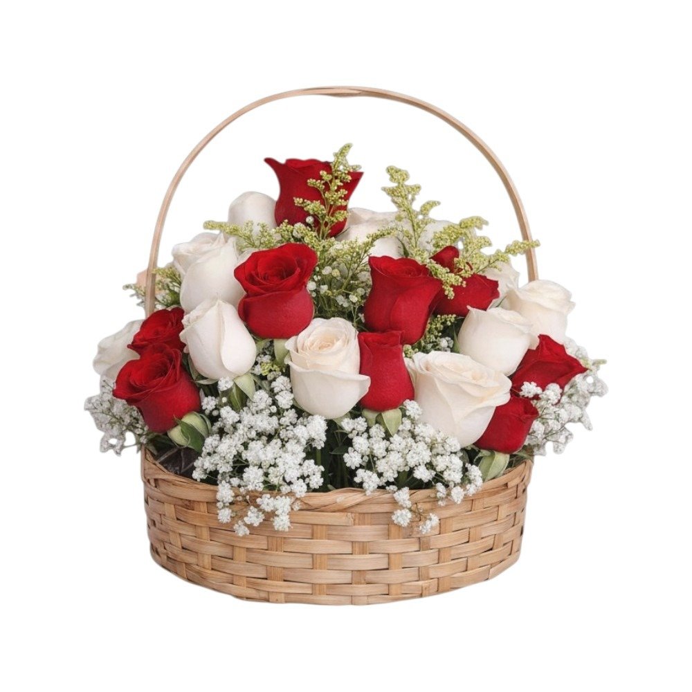 Cesta de Flores Sortidas 