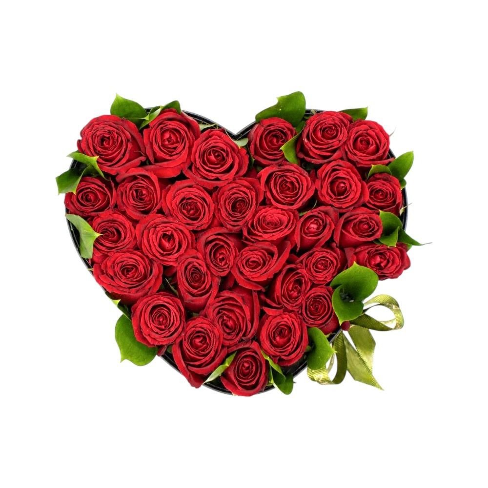 Caixa Coração de Rosas