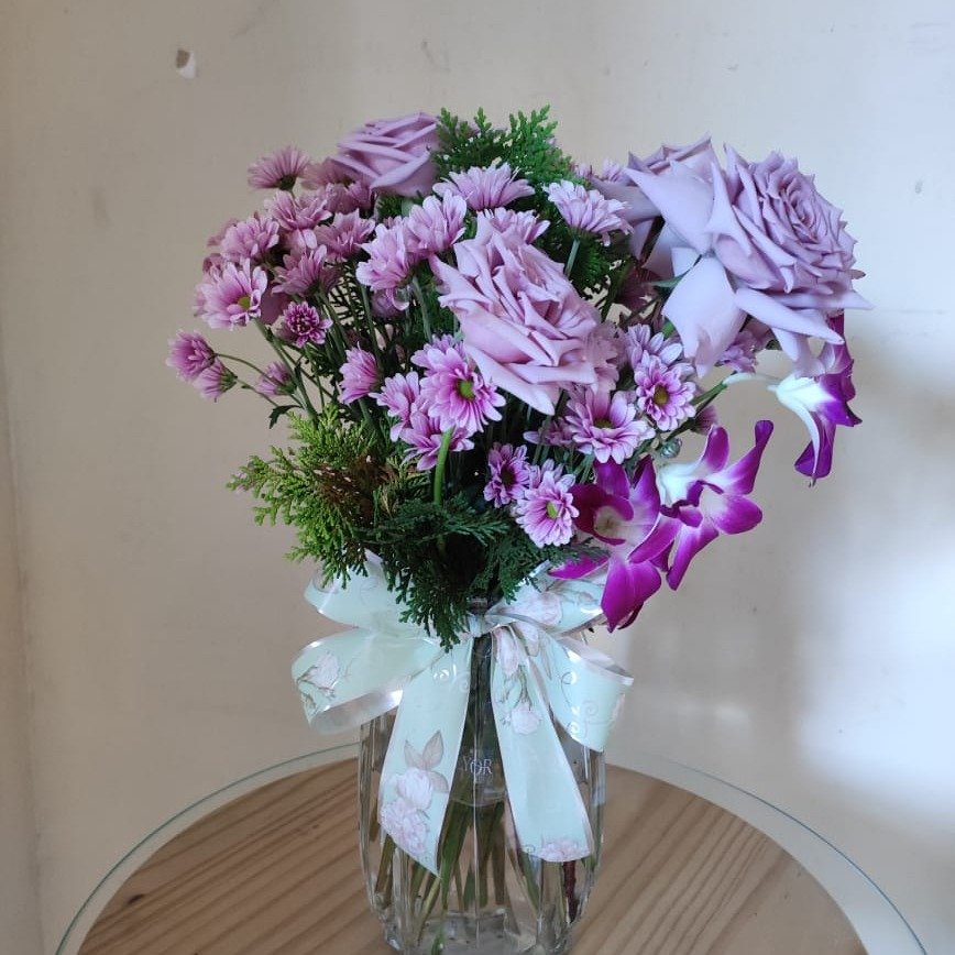 Mix de Flores no Vaso