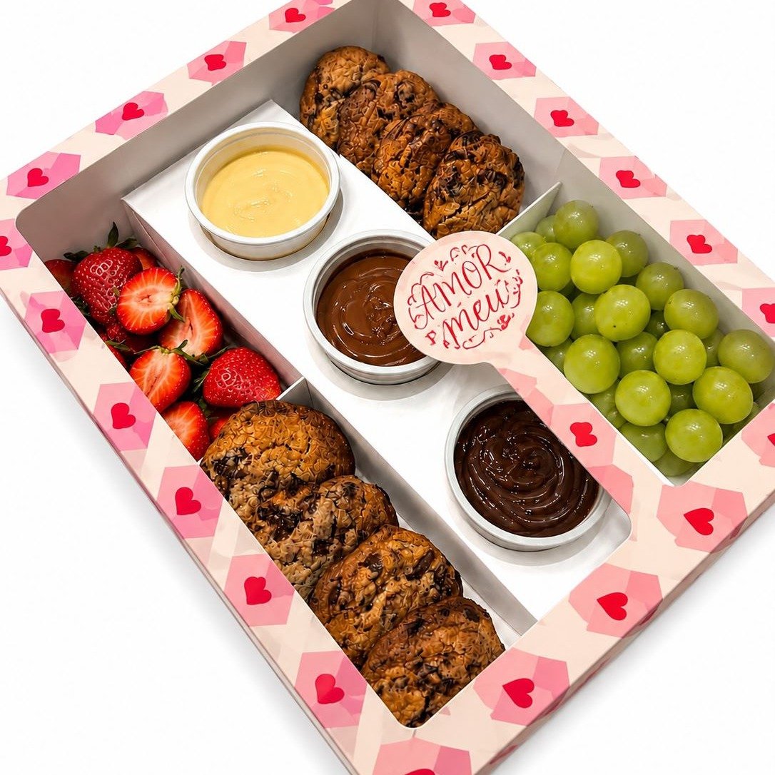 Box Fondue de Frutas e Cookies