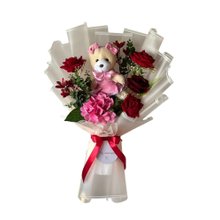 Buquê Com Pelúcia Para Aniversário Grande