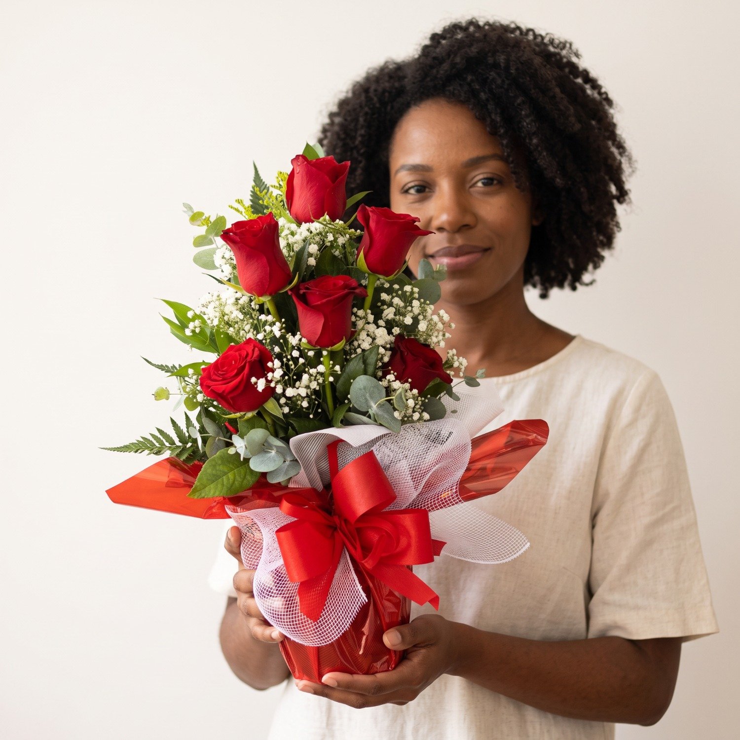Nuvem de Rosas Florir