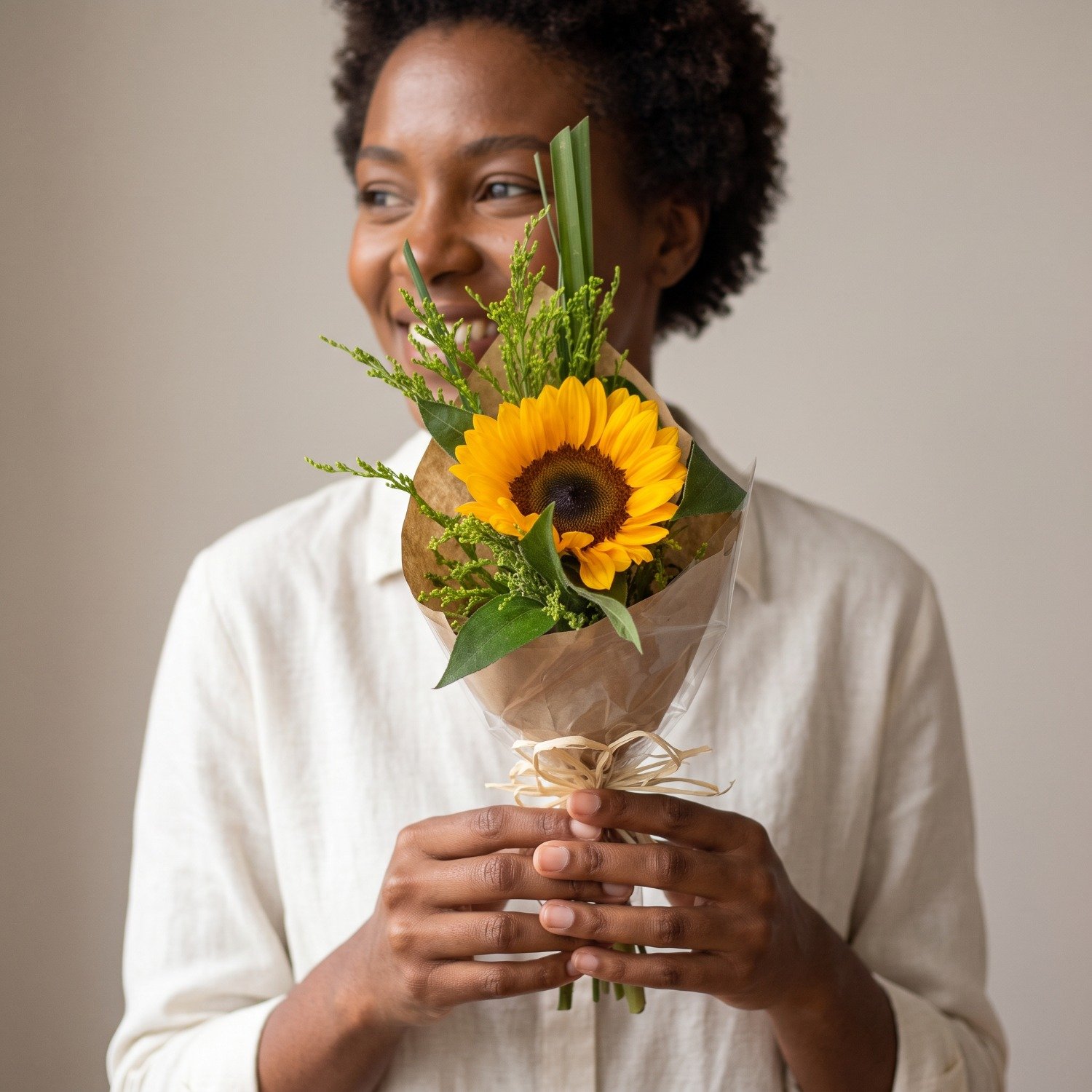 Mini Buquê Raio de Sol