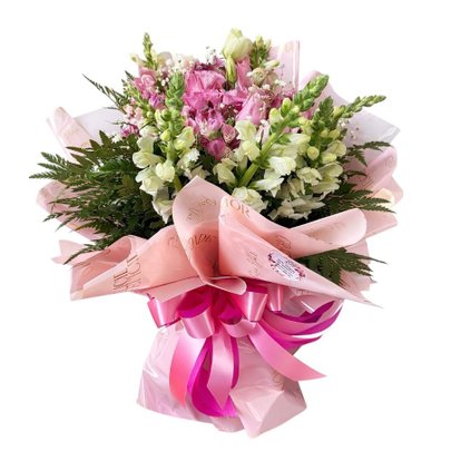 Buquê 6 Rosas Rosas Encanto Rosé