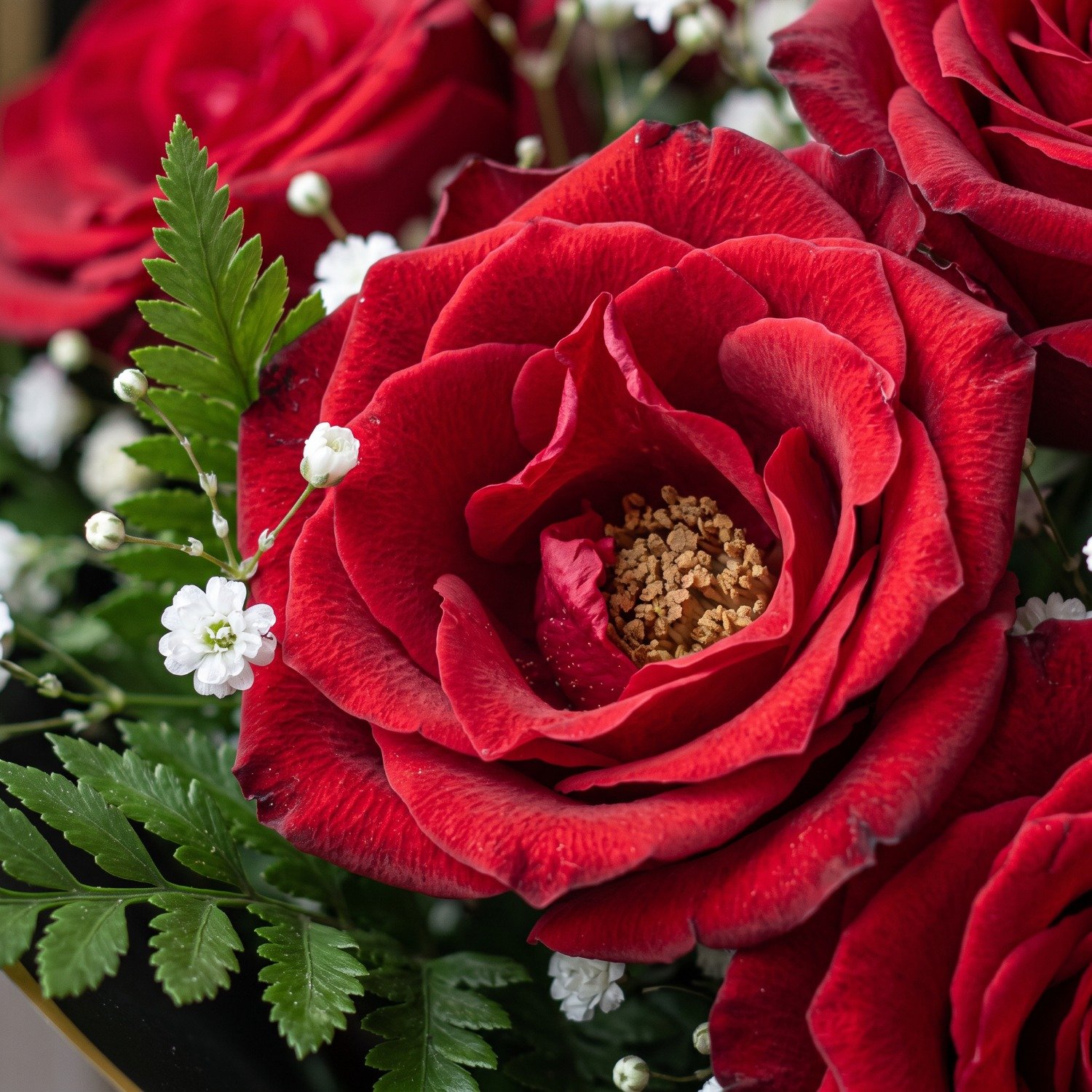 Buquê 6 Rosas Vermelhas Charme