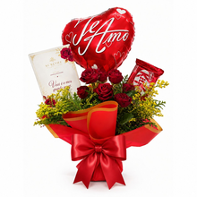 Box Presente Sublime Com Rosa Importada
