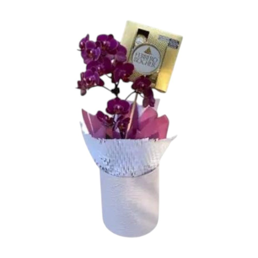 Orquídea Bebê  Chocolate Ferrero Rocher 4